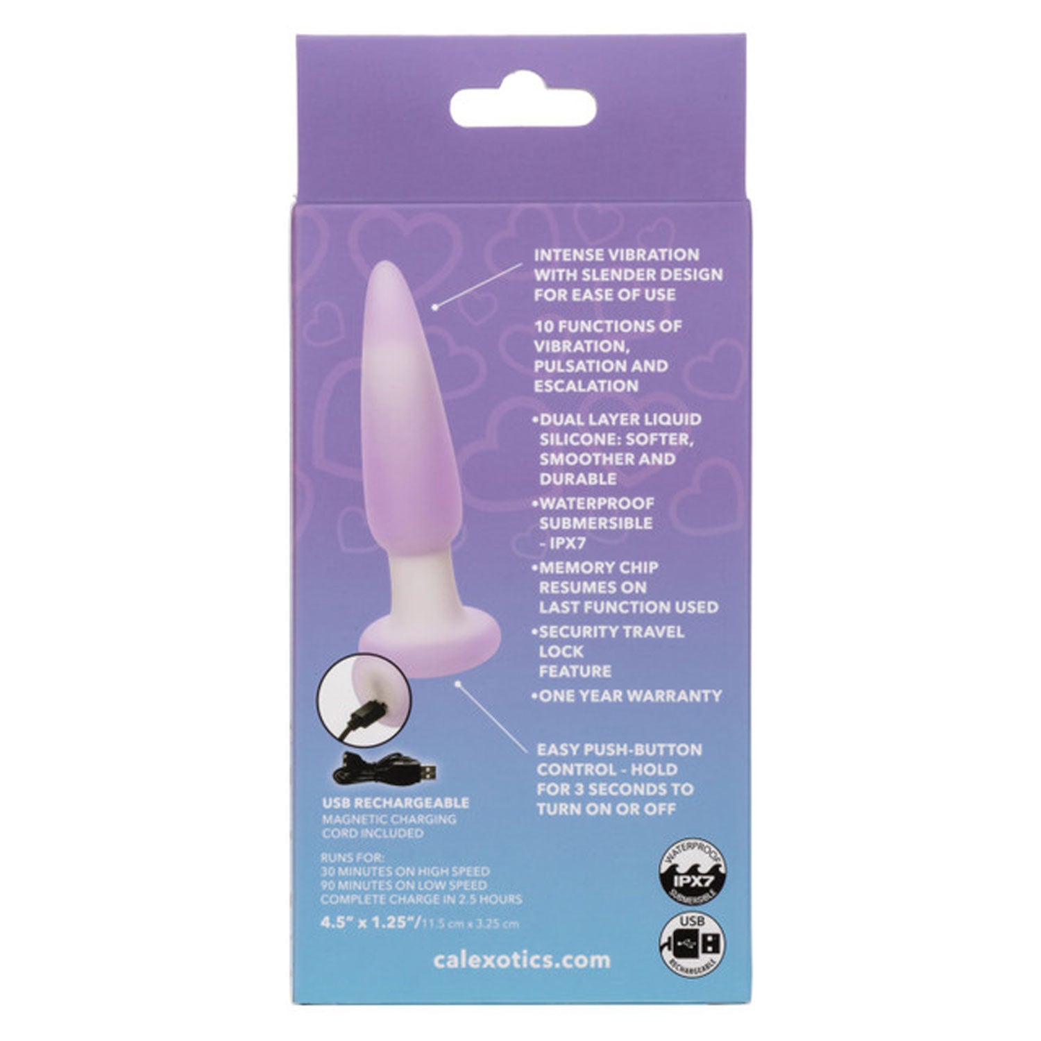 Lavender Haze Slender Probe-Anal Toys & Stimulators-CalExotics-Andy's Adult World