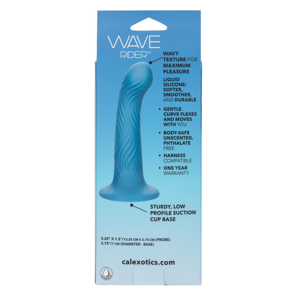 Wave Rider Ripple - Blue-Dildos & Dongs-CalExotics-Andy's Adult World