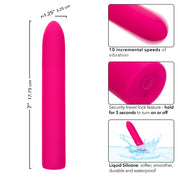 Rechargeable Classic Chic Standard Vibrator - Pink-Vibrators-CalExotics-Andy's Adult World