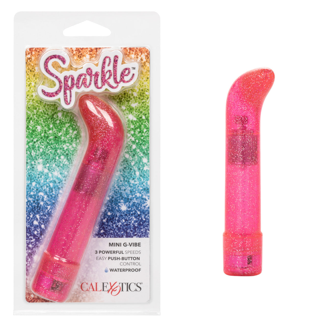 Sparkle Mini G-Vibe - Pink-Vibrators-CalExotics-Andy's Adult World