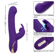 Jack Rabbit Signature Silicone Suction Rabbit - Purple-Vibrators-CalExotics-Andy's Adult World