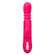 Jack Rabbit Signature Heated Silicone Triple Fantasy Rabbit - Pink-Vibrators-CalExotics-Andy's Adult World