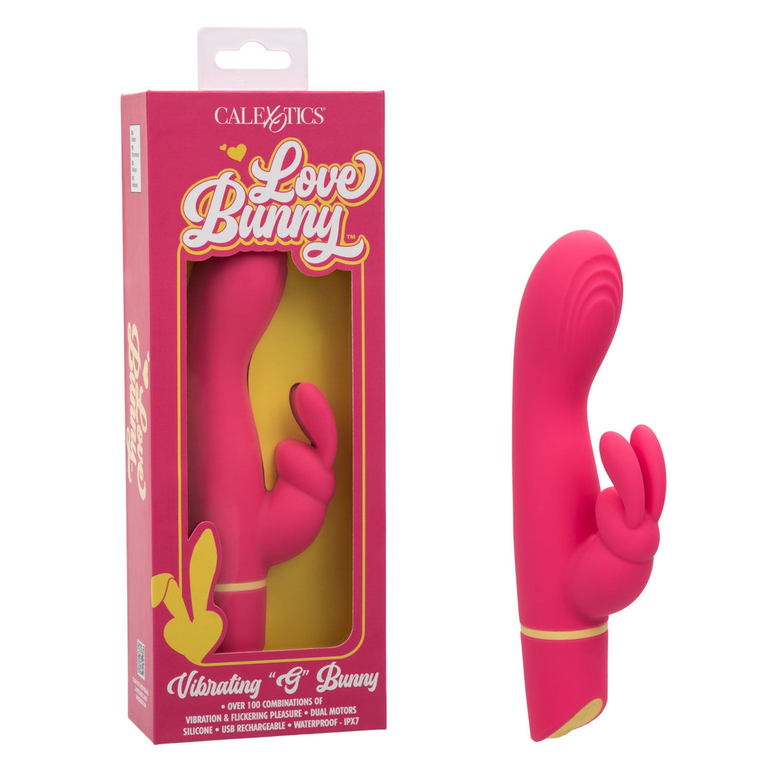 Love Bunny Vibrating "G" Bunny - Pink-Vibrators-CalExotics-Andy's Adult World