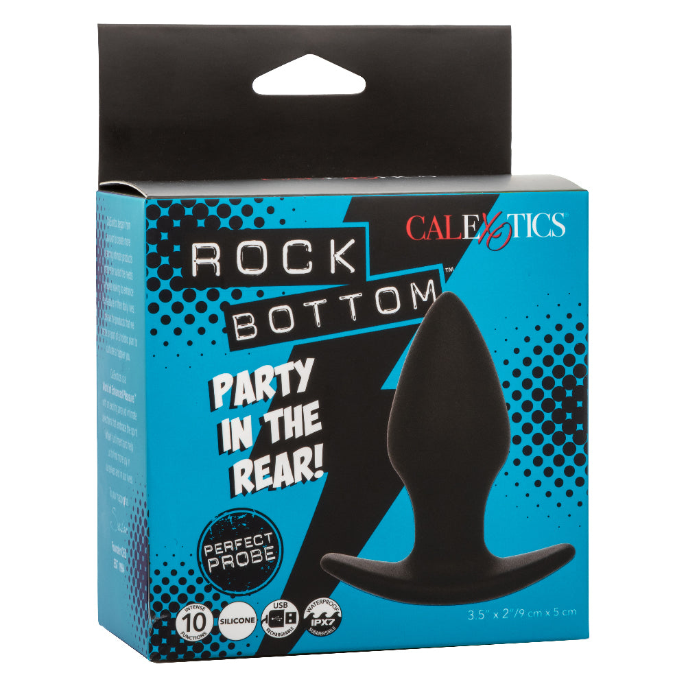 Rock Bottom Perfect Probe - Black-Anal Toys & Stimulators-CalExotics-Andy's Adult World