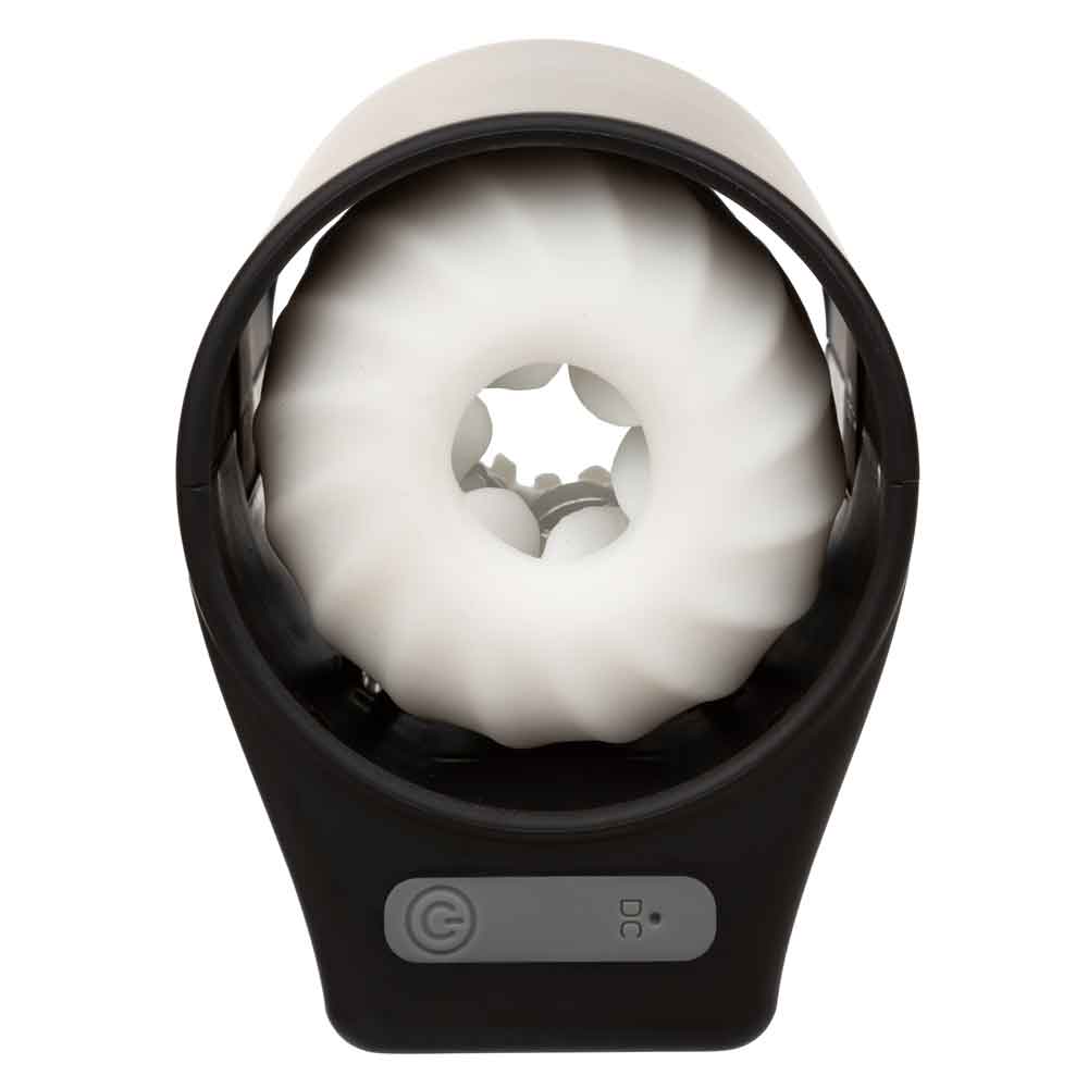 Optimum Power Power Thruster - Black-Masturbation Aids for Males-CalExotics-Andy's Adult World