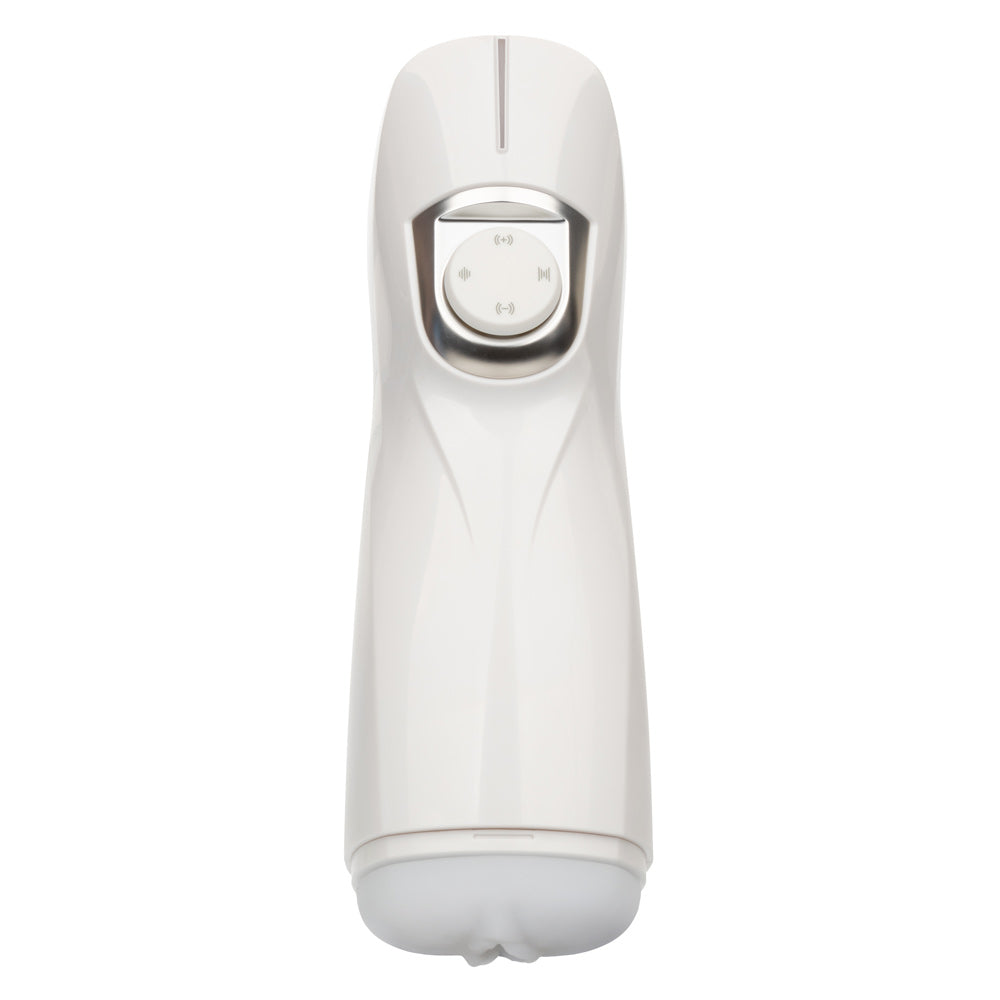 Optimum Power Lifelike Pulsar Stroker - White-Masturbation Aids for Males-CalExotics-Andy's Adult World