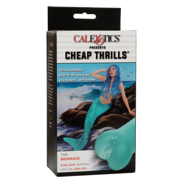 Cheap Thrills - the Mermaid - Teal-Masturbation Aids for Males-CalExotics-Andy's Adult World