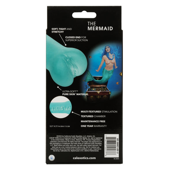 Cheap Thrills - the Mermaid - Teal-Masturbation Aids for Males-CalExotics-Andy's Adult World