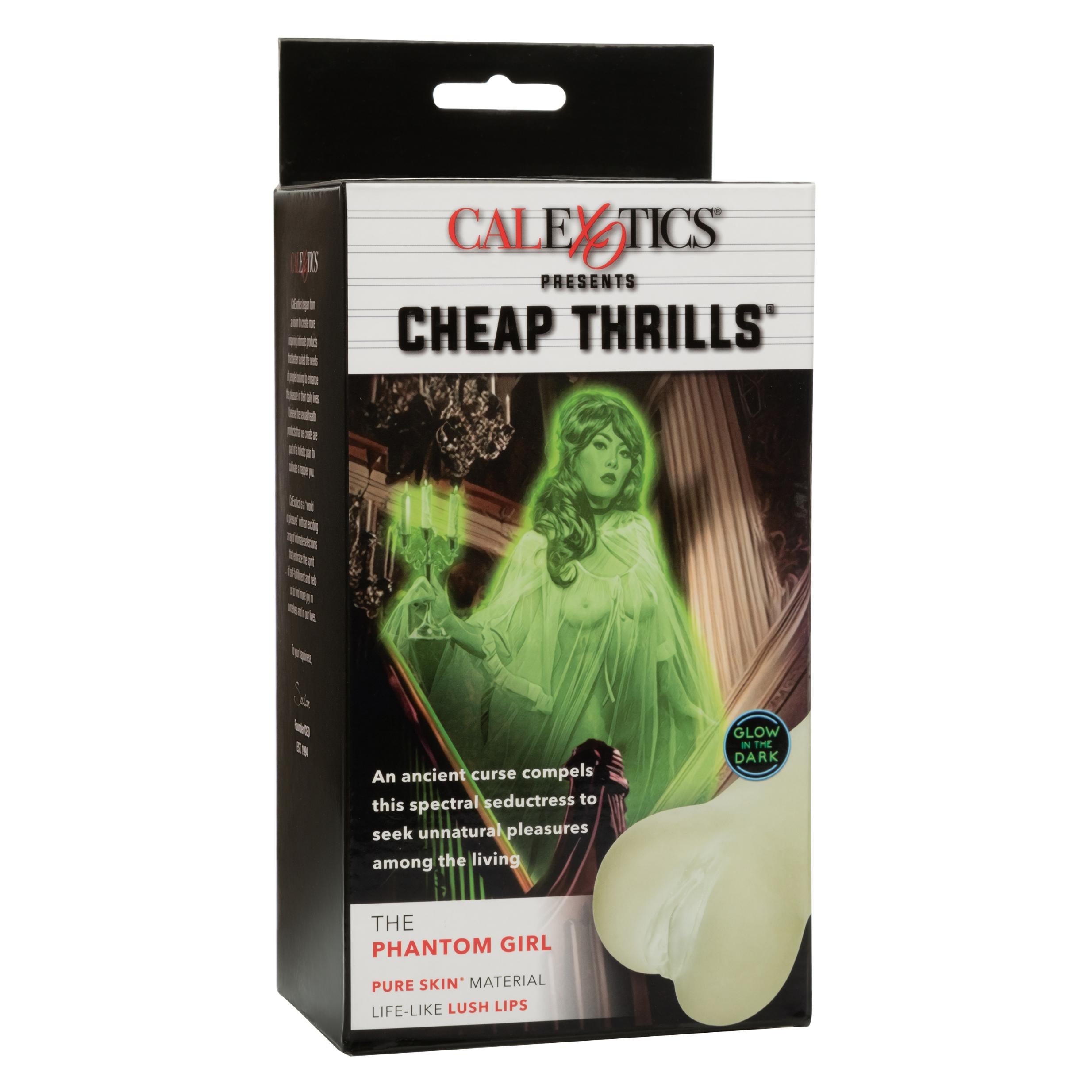 Cheap Thrills - the Phantom Girl - Glow in the Dark-Masturbation Aids for Males-CalExotics-Andy's Adult World