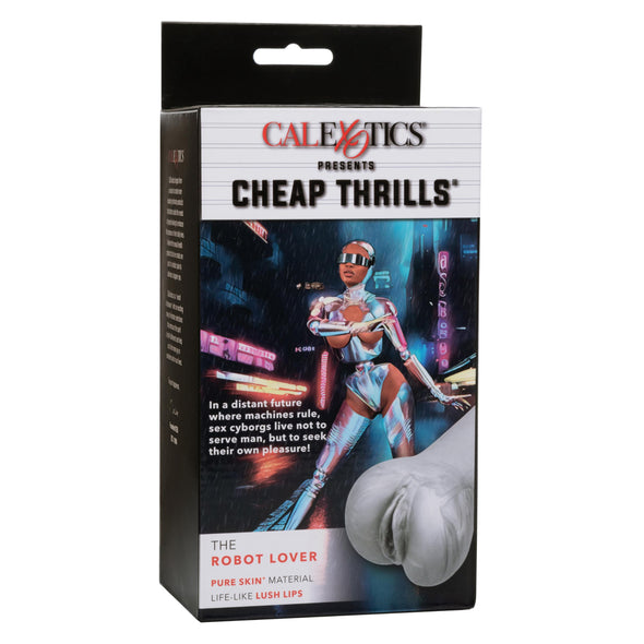 Cheap Thrills - the Robot Lover - Silver-Masturbation Aids for Males-CalExotics-Andy's Adult World