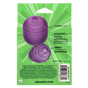 Pop Sock Textured - Purple-Masturbation Aids for Males-CalExotics-Andy's Adult World