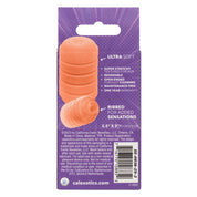 Pop Sock Ribbed - Orange-Masturbation Aids for Males-CalExotics-Andy's Adult World