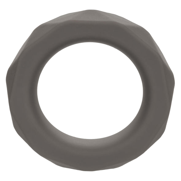 Alpha Liquid Silicone Prolong Prismatic Ring - Gray-Cockrings-CalExotics-Andy's Adult World