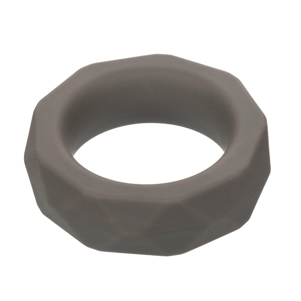 Alpha Liquid Silicone Prolong Prismatic Ring - Gray-Cockrings-CalExotics-Andy's Adult World