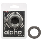 Alpha Liquid Silicone Prolong Prismatic Ring - Gray-Cockrings-CalExotics-Andy's Adult World