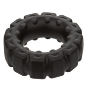 Alpha Liquid Silicone Prolong Tread Ring - Black-Cockrings-CalExotics-Andy's Adult World