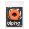 Alpha Liquid Silicone Prolong Sexagon Ring - Orange-Cockrings-CalExotics-Andy's Adult World