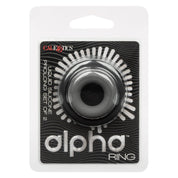 Alpha Liquid Silicone Prolong Set of 2 - Black/gray-Cockrings-CalExotics-Andy's Adult World