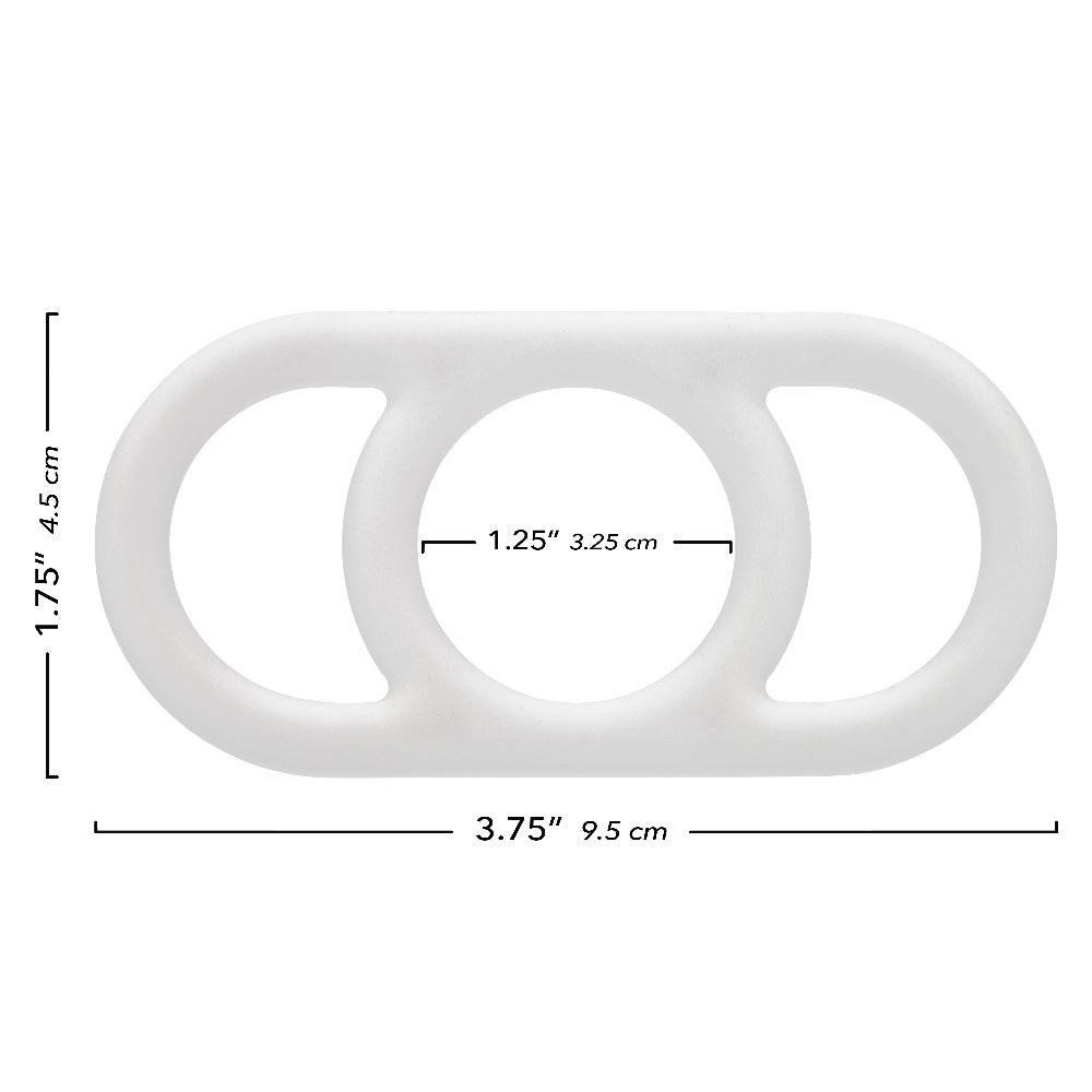 Alpha Liquid Silicone Commander Ring - Natural-Cockrings-CalExotics-Andy's Adult World