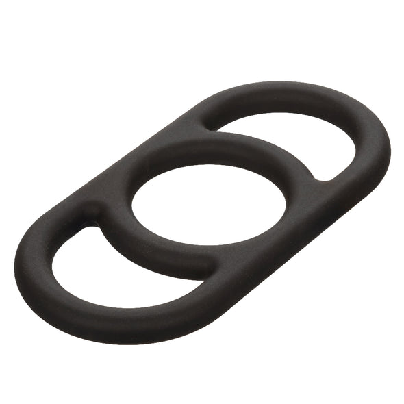 Alpha Liquid Silicone Commander Ring - Black-Cockrings-CalExotics-Andy's Adult World
