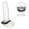 Alpha Liquid Silicone Commander Ring - Black-Cockrings-CalExotics-Andy's Adult World