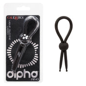 Alpha Liquid Silicone Lasso - Black-Cockrings-CalExotics-Andy's Adult World