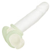 Alpha Glow-in-the-Dark Liquid Silicone 3 Ring Set - White-Cockrings-CalExotics-Andy's Adult World