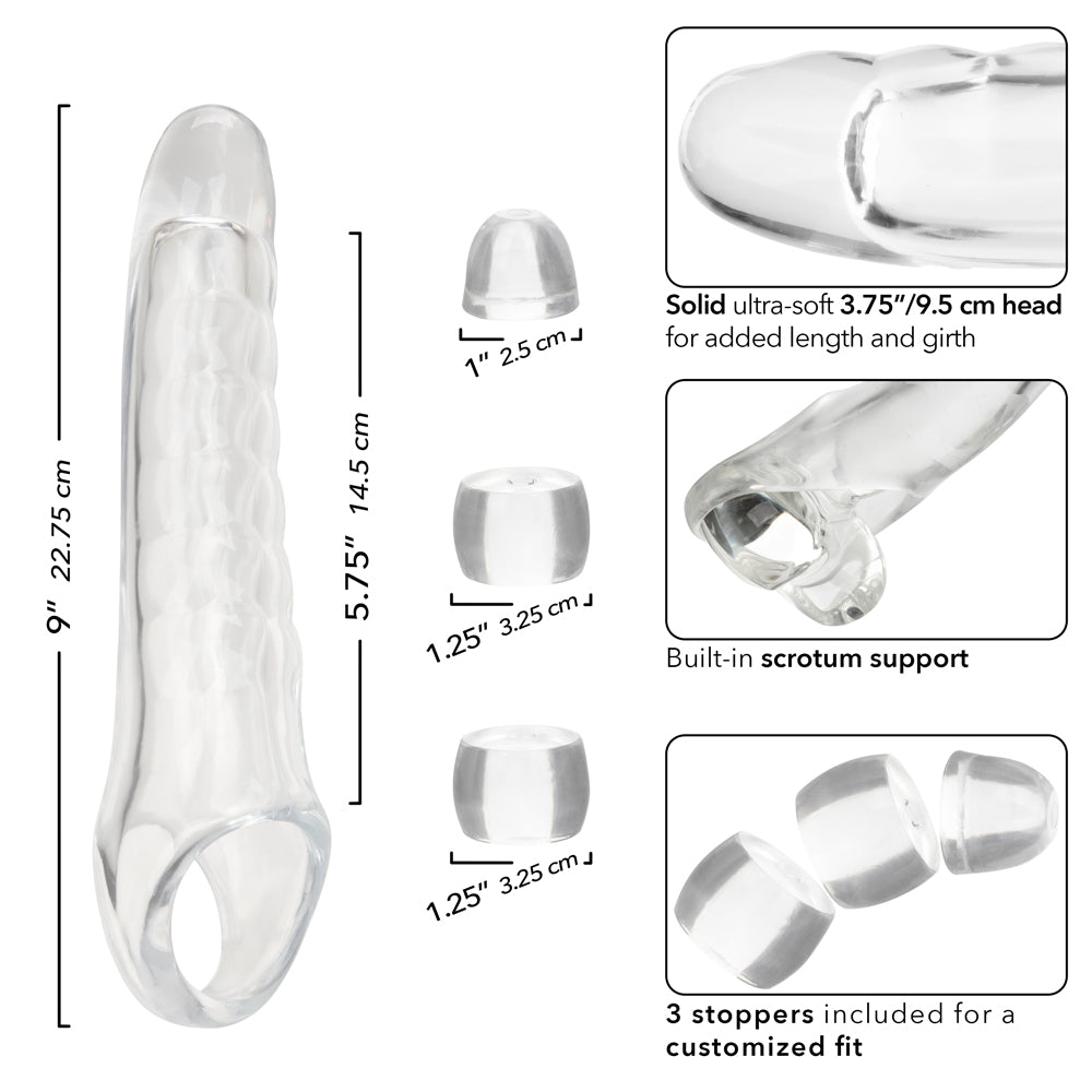 Performance Maxx Clear Extension Kit - Clear-Penis Extension & Sleeves-CalExotics-Andy's Adult World