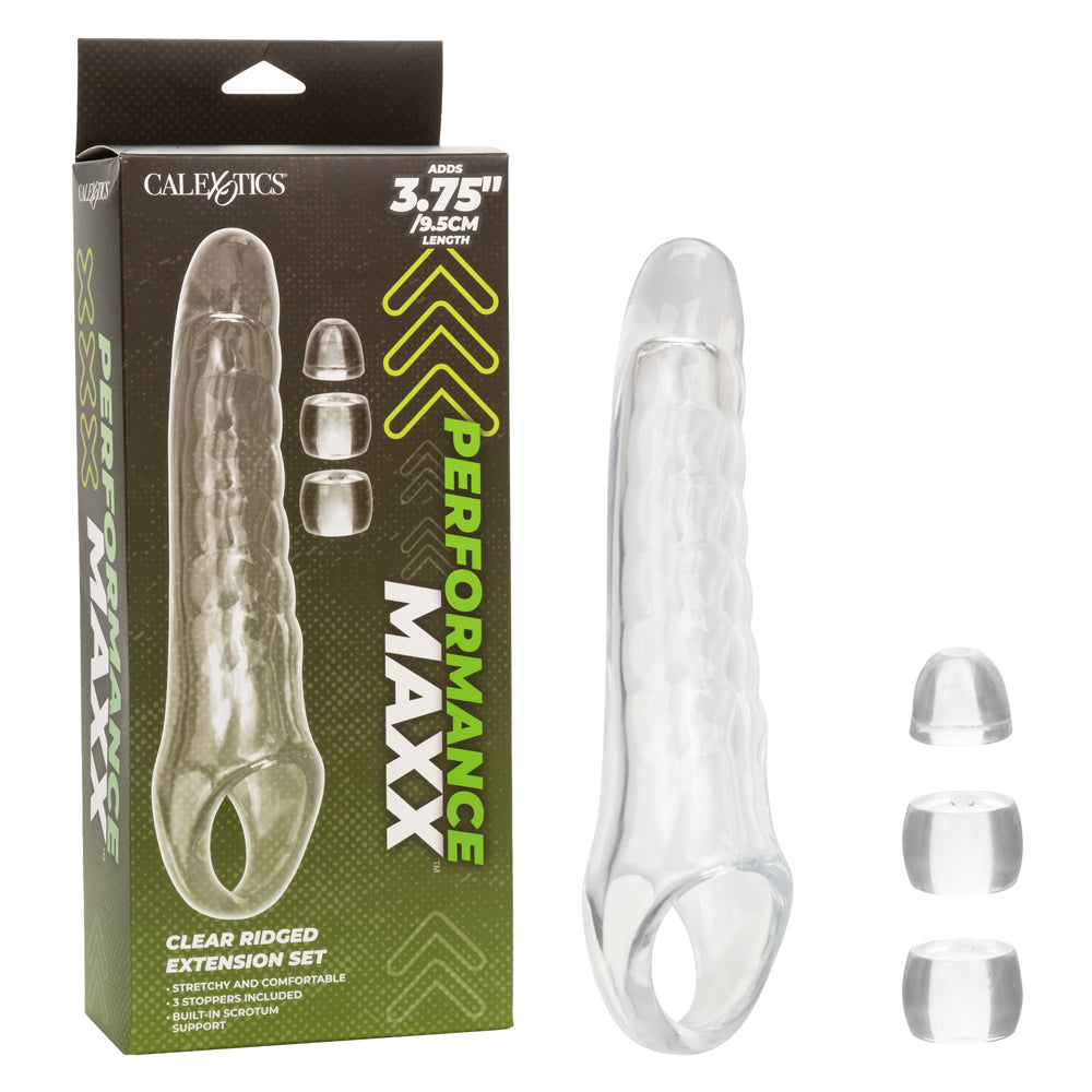 Performance Maxx Clear Extension Kit - Clear-Penis Extension & Sleeves-CalExotics-Andy's Adult World