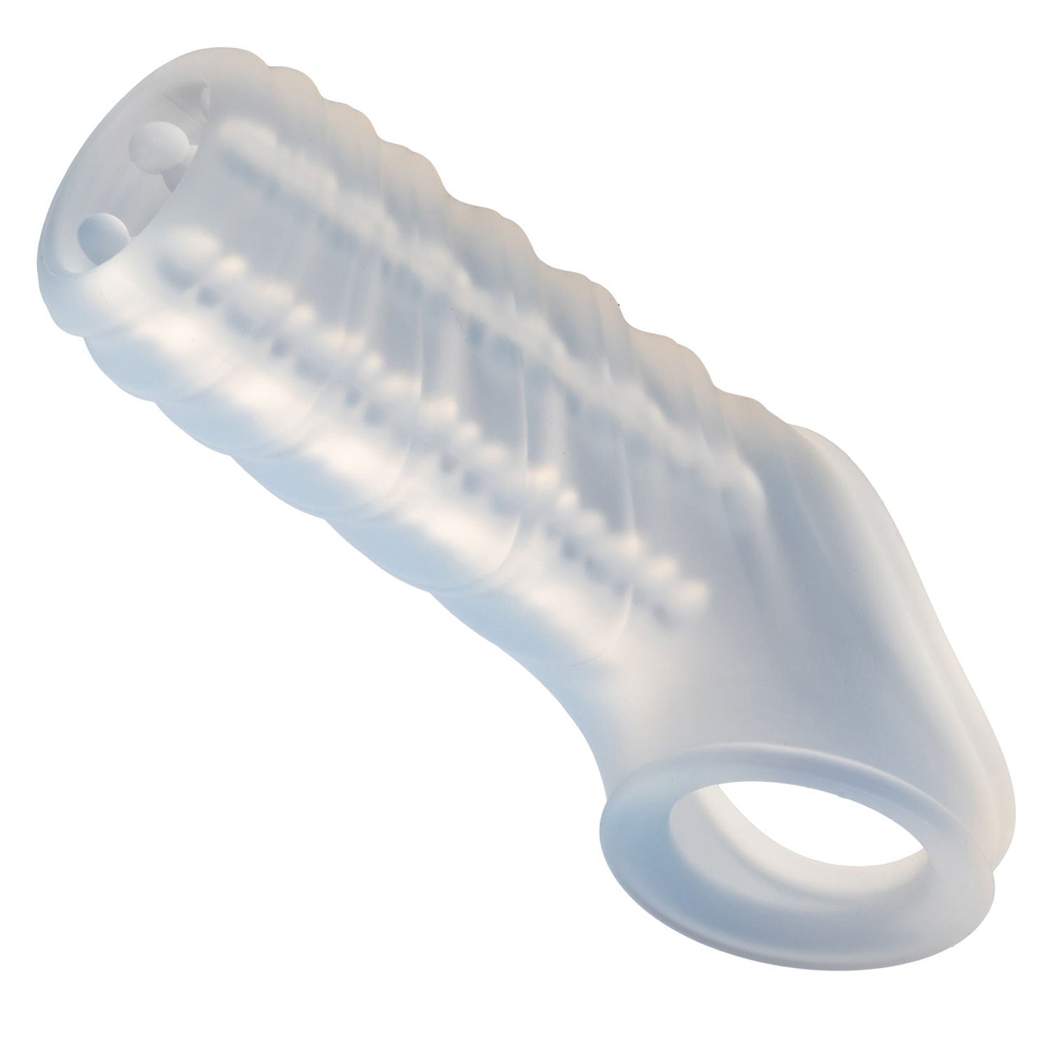 Performance Maxx Liquid Silicone Reversible Sleeve - Clear-Penis Extension & Sleeves-CalExotics-Andy's Adult World