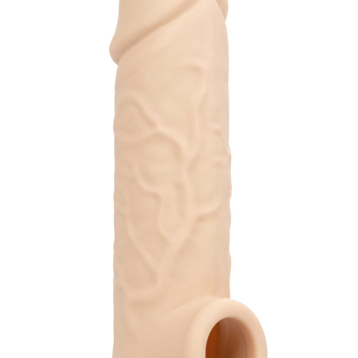 Performance Maxx Life-Like Extension 7 Inch - Ivory-Penis Extension & Sleeves-CalExotics-Andy's Adult World