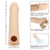 Performance Maxx Life-Like Extension 8 Inch - Ivory-Penis Extension & Sleeves-CalExotics-Andy's Adult World