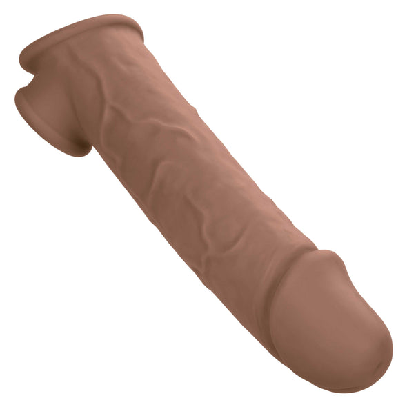 Performance Maxx Life-Like Extension 8 Inch - Brown-Penis Extension & Sleeves-CalExotics-Andy's Adult World
