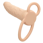 Performance Maxx Rechargeable Dual Penetrator - Ivory-Penis Extension & Sleeves-CalExotics-Andy's Adult World