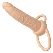 Performance Maxx Rechargeable Dual Penetrator - Ivory-Penis Extension & Sleeves-CalExotics-Andy's Adult World