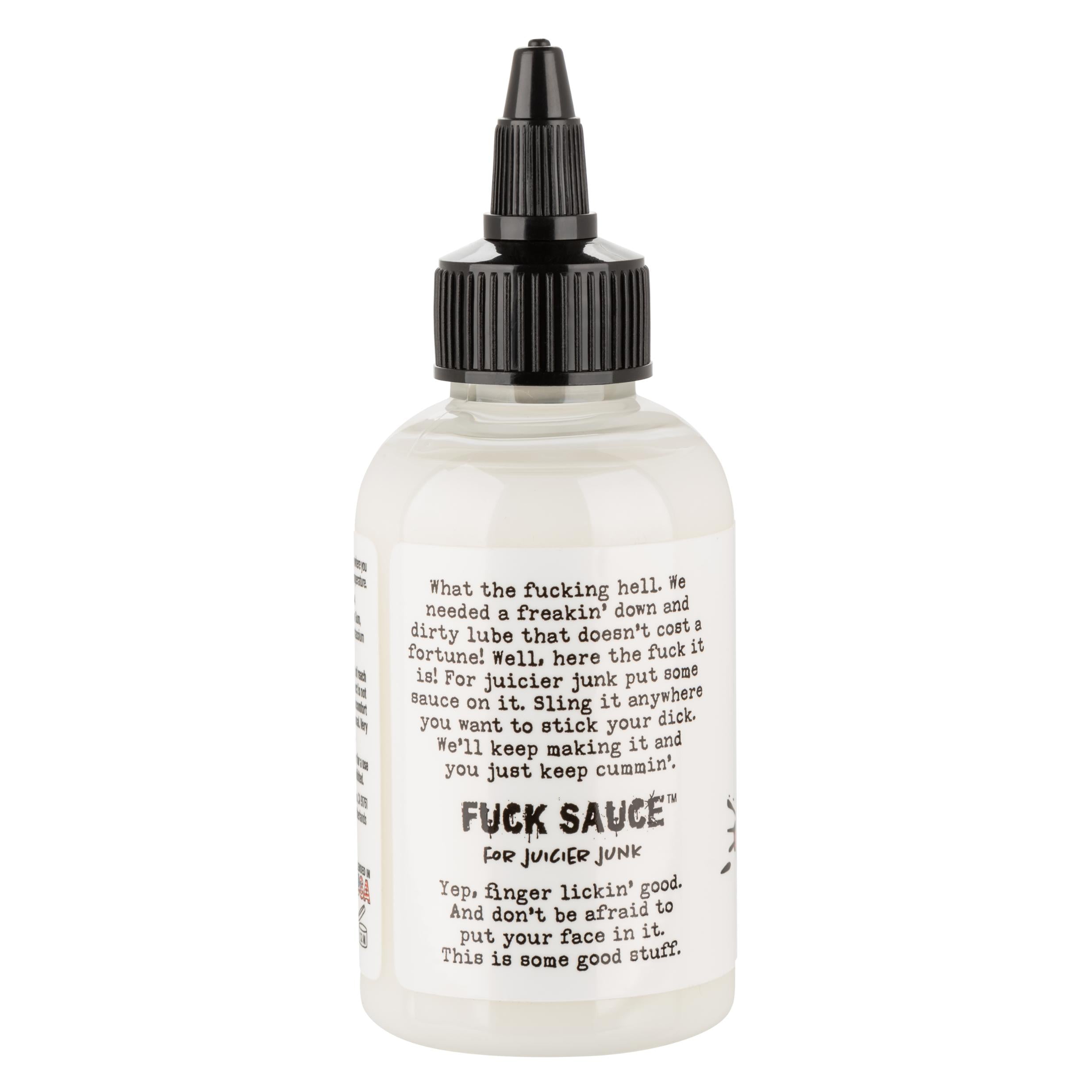 Fuck Sauce Cum Scented Lubricant - 4 Oz-Lubricants Creams & Glides-CalExotics-Andy's Adult World