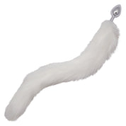 Running Wild Tail - White-Anal Toys & Stimulators-CalExotics-Andy's Adult World