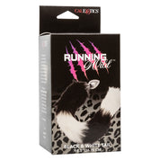 Running Wild Tail - Black/white-Anal Toys & Stimulators-CalExotics-Andy's Adult World