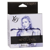 Nocturnal Collection Ball Gag - Black-Bondage & Fetish Toys-CalExotics-Andy's Adult World