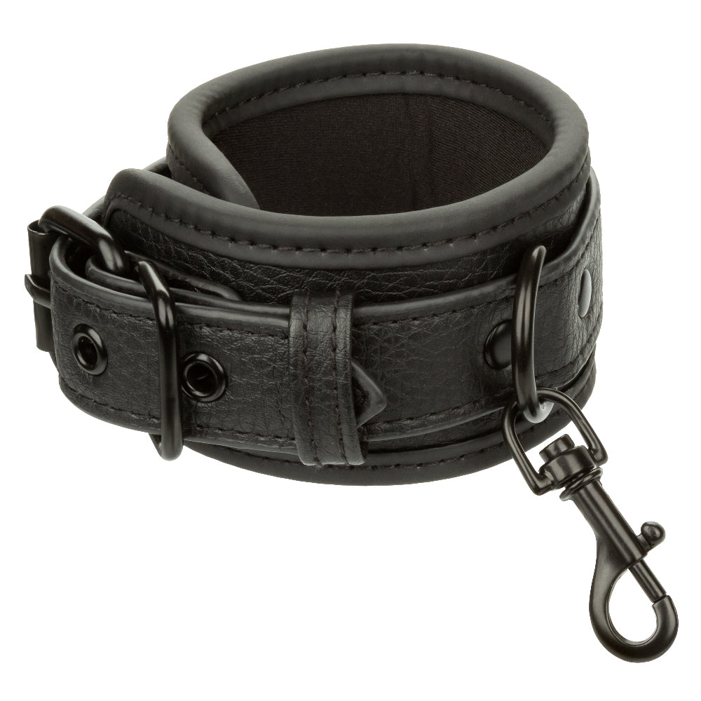 Nocturnal Collection Wrist Cuffs - Black-Bondage & Fetish Toys-CalExotics-Andy's Adult World