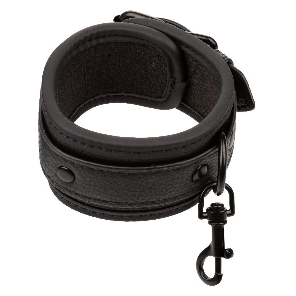 Nocturnal Collection Ankle Cuffs - Black-Bondage & Fetish Toys-CalExotics-Andy's Adult World