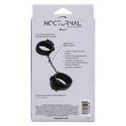 Nocturnal Collection Ankle Cuffs - Black-Bondage & Fetish Toys-CalExotics-Andy's Adult World