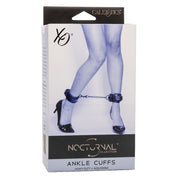 Nocturnal Collection Ankle Cuffs - Black-Bondage & Fetish Toys-CalExotics-Andy's Adult World