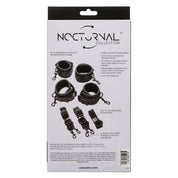 Nocturnal Collection Bed Restraints - Black-Bondage & Fetish Toys-CalExotics-Andy's Adult World