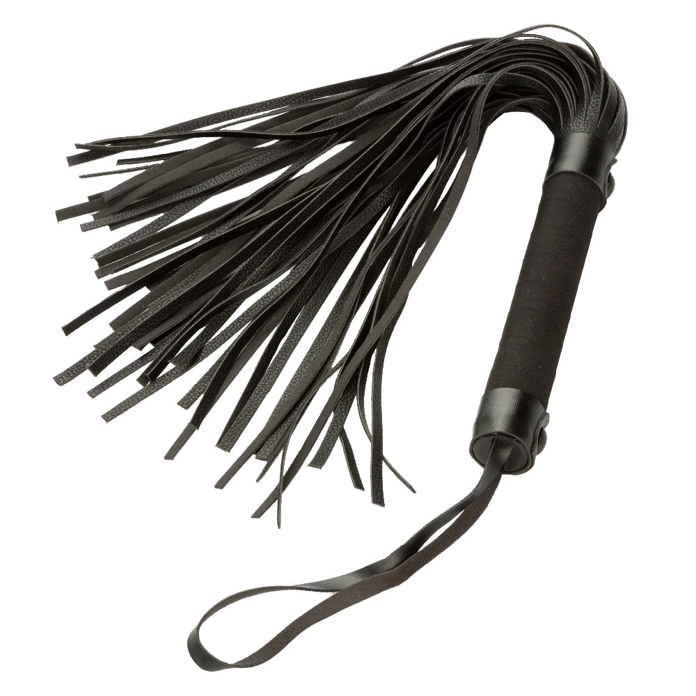 Nocturnal Collection Flogger - Black-Bondage & Fetish Toys-CalExotics-Andy's Adult World