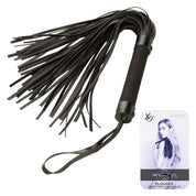 Nocturnal Collection Flogger - Black-Bondage & Fetish Toys-CalExotics-Andy's Adult World