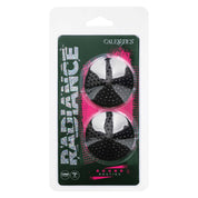 Radiance Round Pasties - Black-Nipple Stimulators-CalExotics-Andy's Adult World