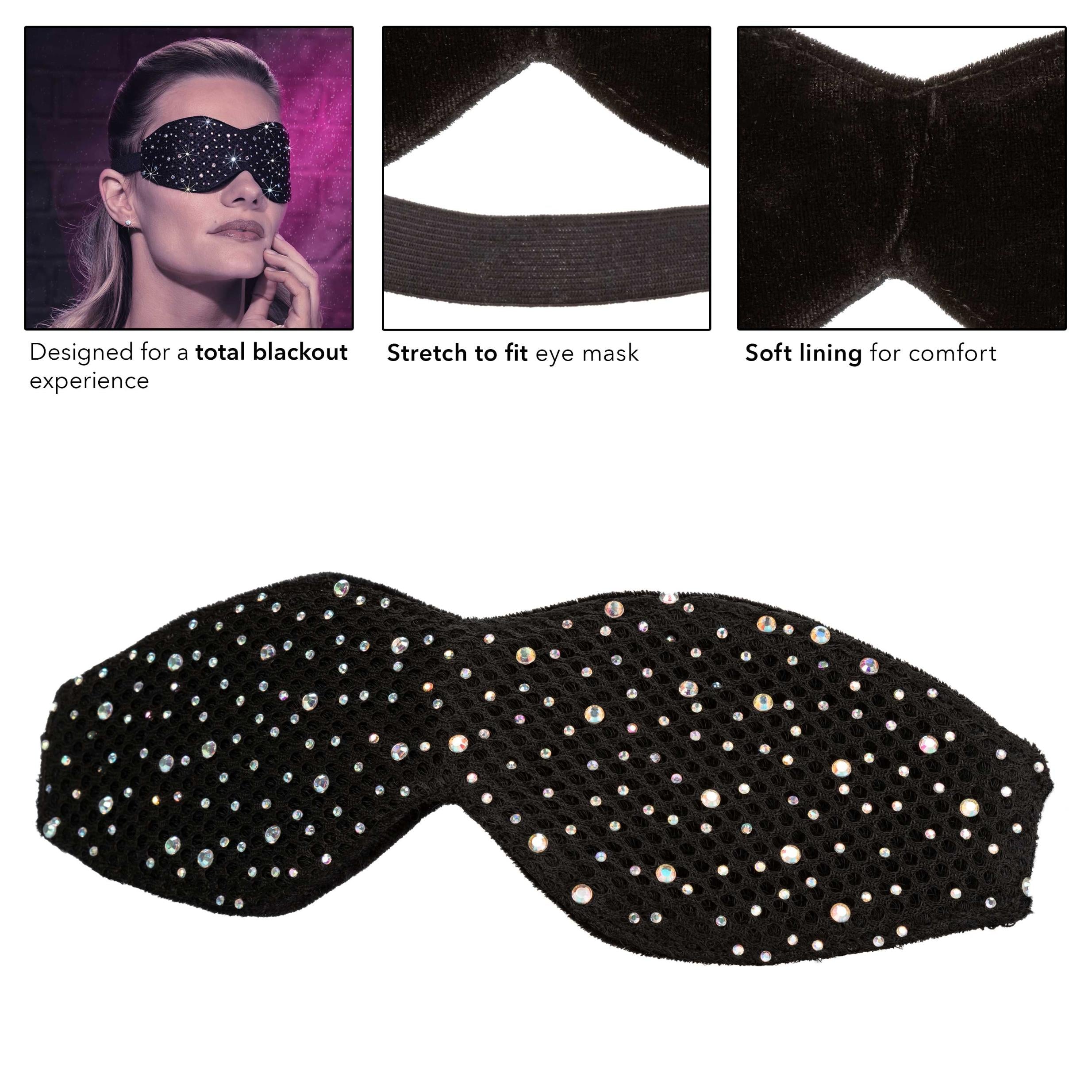 Radiance Blackout Eye Mask - Black-Bondage & Fetish Toys-CalExotics-Andy's Adult World