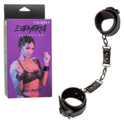 Euphoria Collection Hand Cuffs - Black-Bondage & Fetish Toys-CalExotics-Andy's Adult World