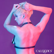 Euphoria Collection Halter Buckle Harness - Black-Harnesses & Strap-Ons-CalExotics-Andy's Adult World